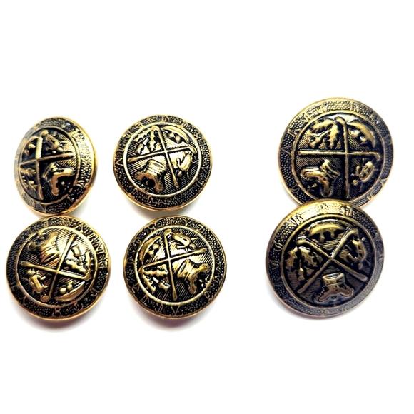 Lot of Six Royal Blackheath Golf Club Buttons - Picture 1 of 5